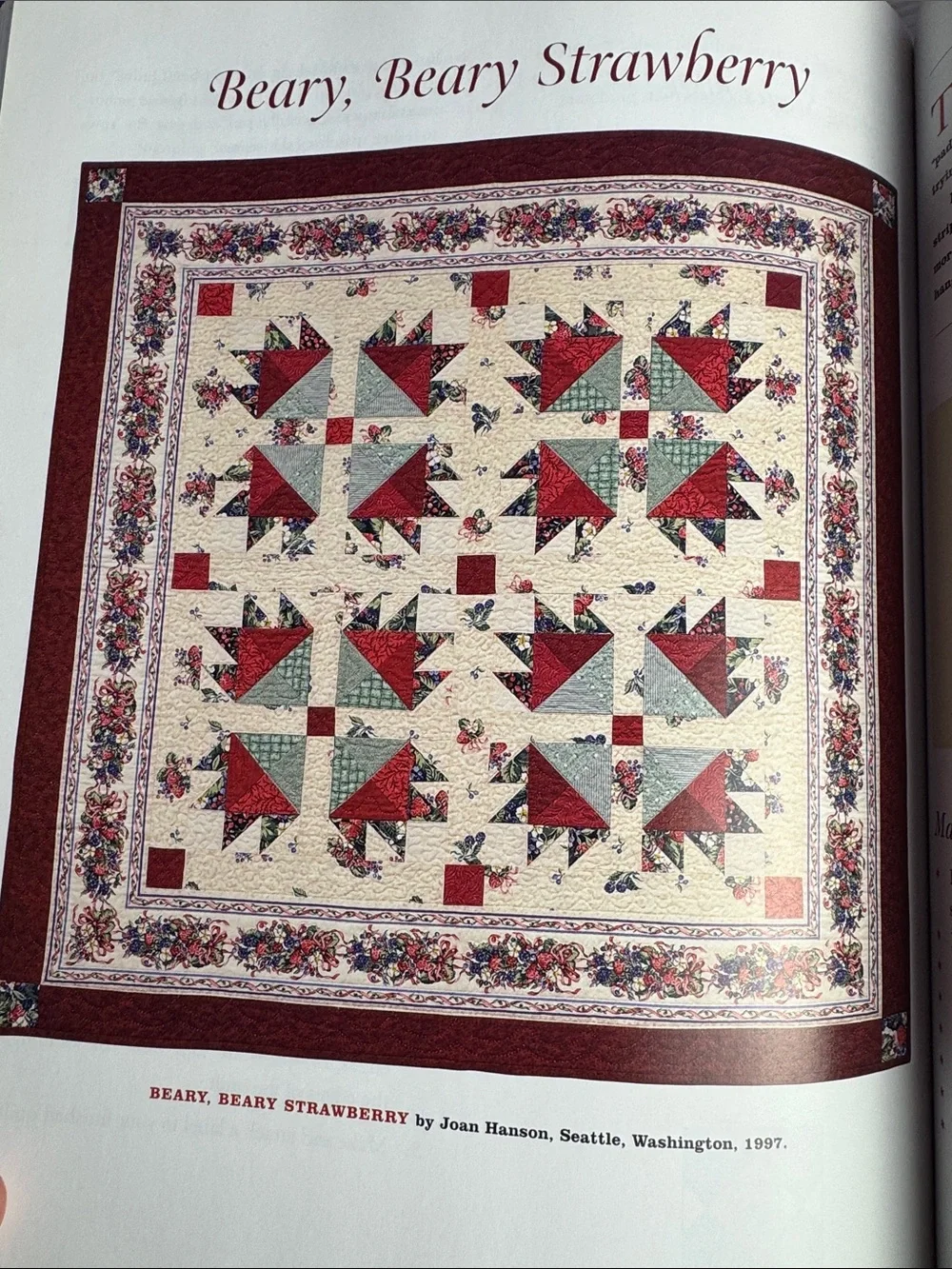 The Simple Joys of Quilting - Blue Cover by Joan Hanson & Mary Hickey